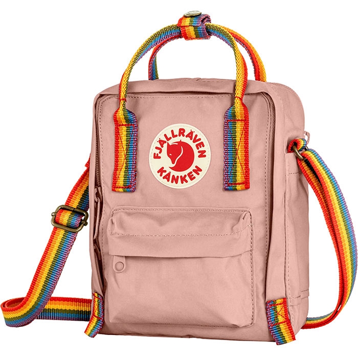 Fj? Llr? Ven Kånken Rainbow Sling Chalk Rose Hverdagstasker