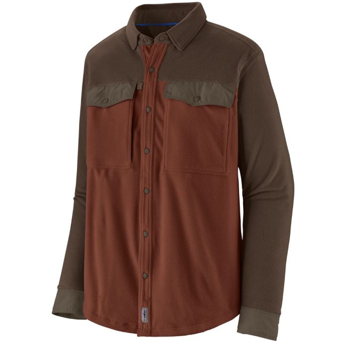 Patagonia M S Early Rise Snap Shirt Dried Vanilla