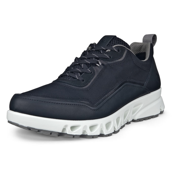 Ecco Multi Vent Gtx Leather Tex Herre Mænd Black Hverdagssko