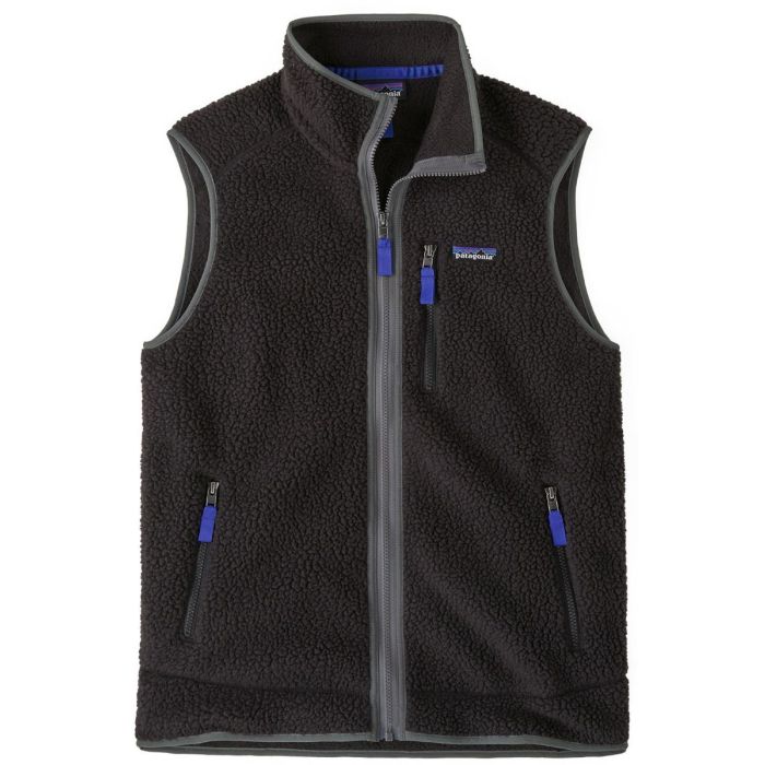 Patagonia Retro Pile Vest Black W Forge Grey