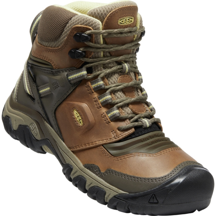 Keen Ridge Flex Mid Wp Kvinder   Damer  Safari Custard    Vandrestøvler