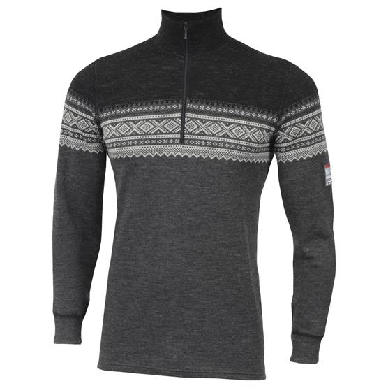Aclima Designwool Marius Mock Neck W  Zip Mens  Norefjell