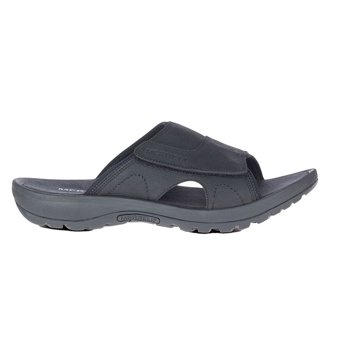 Merrell Sandspur   Slide Herre   Mænd  Black    Sandaler