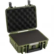 B W Outdoor Cases Bw Outdoor Cases Type     Bronze Green  Pre Cut Foam    Kuffert
