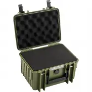 B W Outdoor Cases Bw Outdoor Cases Type     Bronze Green  Pre Cut Foam    Kuffert