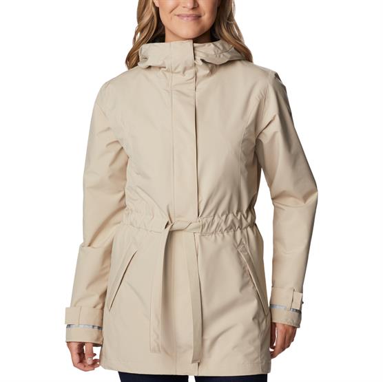 Columbia Here And There Trench Ii Jacket Womens  Fossil