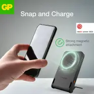 Gp Magnetic Safe  In  Trådløs  Mah   Powerbank