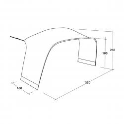 Outwell Wakefield L Tent Connector   Tilbehør Til Telte