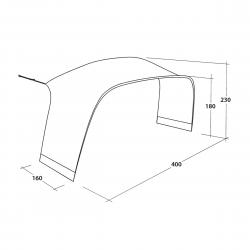 Outwell Wakefield Xl Tent Connector   Tilbehør Til Telte