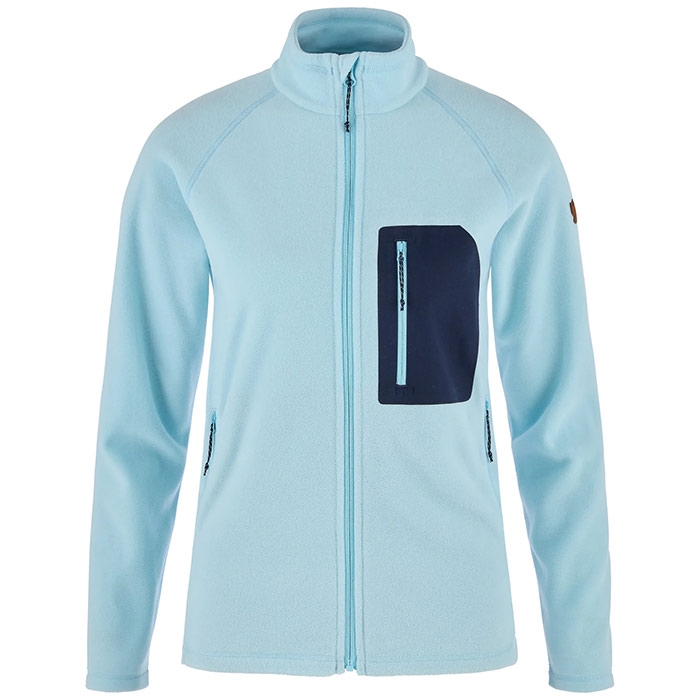 Fj? Llr? Ven Kaipak Fleece Kvinder   Damer Breeze Blue Navy L   Fleecejakker Og Softshell