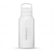 Lifestraw Go   Stainless Steel Water F   White   Str   L   Vandfilter