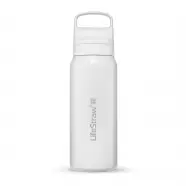 Lifestraw Go   Stainless Steel Water F   White   Str   L   Vandfilter