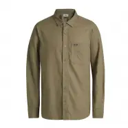 Lundhags Ekren Solid Ms Ls Shirt   Clover   Str  M   Skjorte