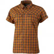 Lundhags Ekren Ws Ss Shirt   Dk Gold   Str  S   Skjorte