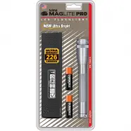 Maglite Mini Pro Led   X Aa Med Hylster   Grå