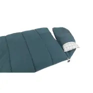 Outwell Camper Supreme Blue   Left Side Zipper   Sovepose