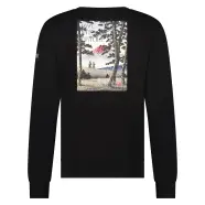 Shimano Sentiero Crew Neck Black L   Bluse