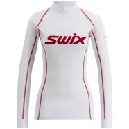 Swix Racex Classic Half Zip W   Bright White Swix Red   Str  Xl   Bluse