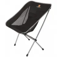 Travelsafe Travel Chair Calais   Black   Str  Stk   Campingstol