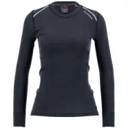 Ulvang Rav   Round Neck Ws Fw    Black Granite High Rise   Str  Xs   Bluse