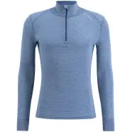 Ulvang Rav   Turtle Neck W Zip Ms Fw    Indian Teal Smoke Blue   Str  S   Bluse