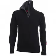 Ulvang Rav Sweater W Zip   Black Charcoal Melange   Str  Xxxl   Trøje
