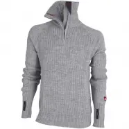 Ulvang Rav Sweater W Zip   Grey Melange   Str  M   Striktrøje
