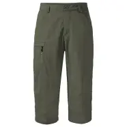 Vaude Men S Farley Capri Pants Ii   Khaki Uni   Str      Bukser