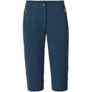 Vaude V Women S Farley Stretch Capri Iii   Dark Sea   Str      Bukser