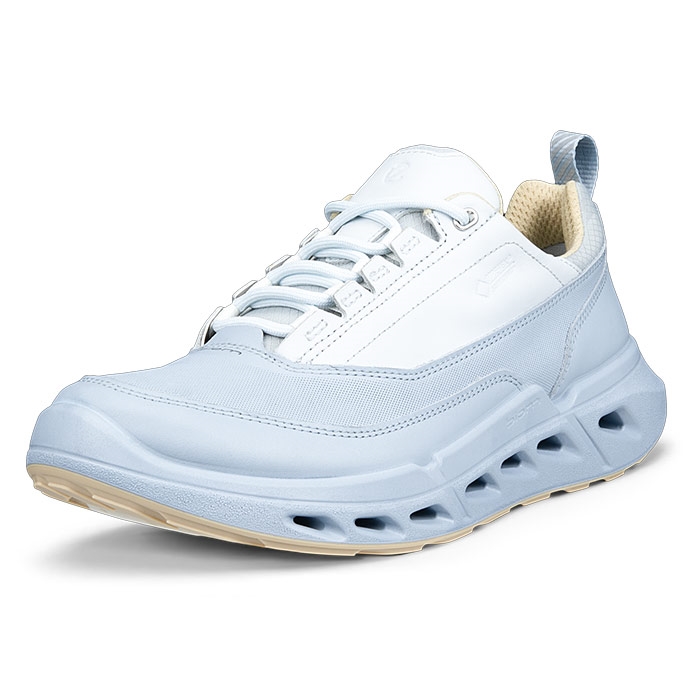 Ecco Biom Leather Gtx Kvinder Damer Dusty Blue Hverdagssko