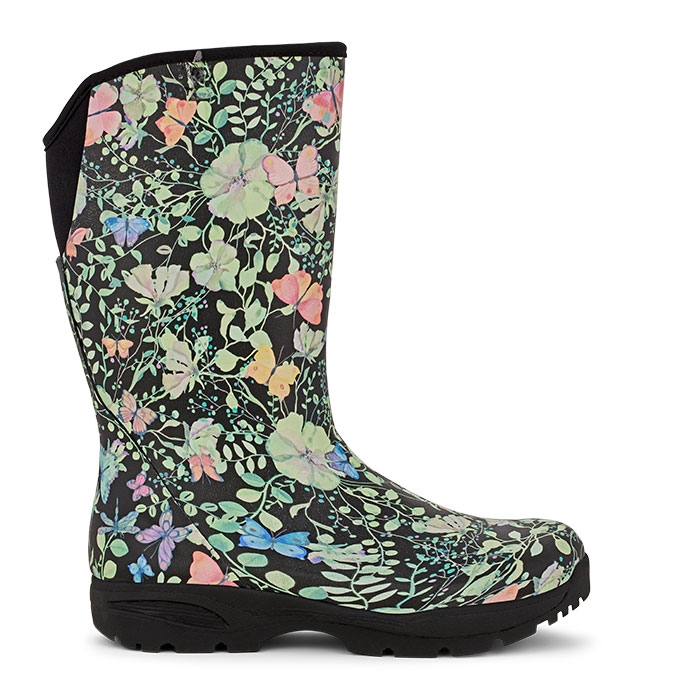 Green Comfort Sky Long Kvinder Damer Papillon Gummistøvler