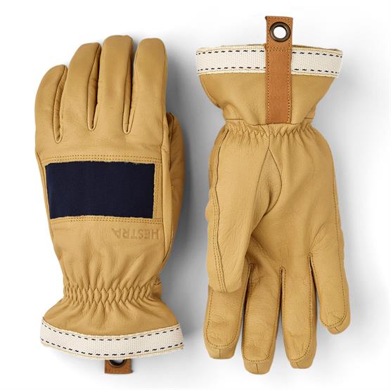 Hestra Njord Finger Navy Natural Brown