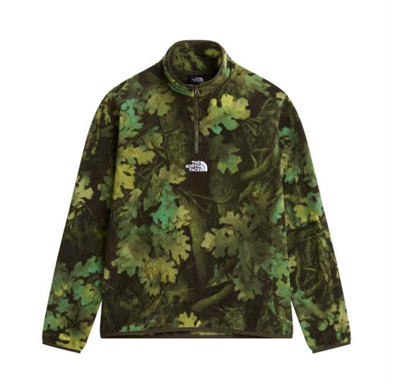The North Face Mens Novelty Logo Glacier   Zip   Print  New Taupe Green Yosemite