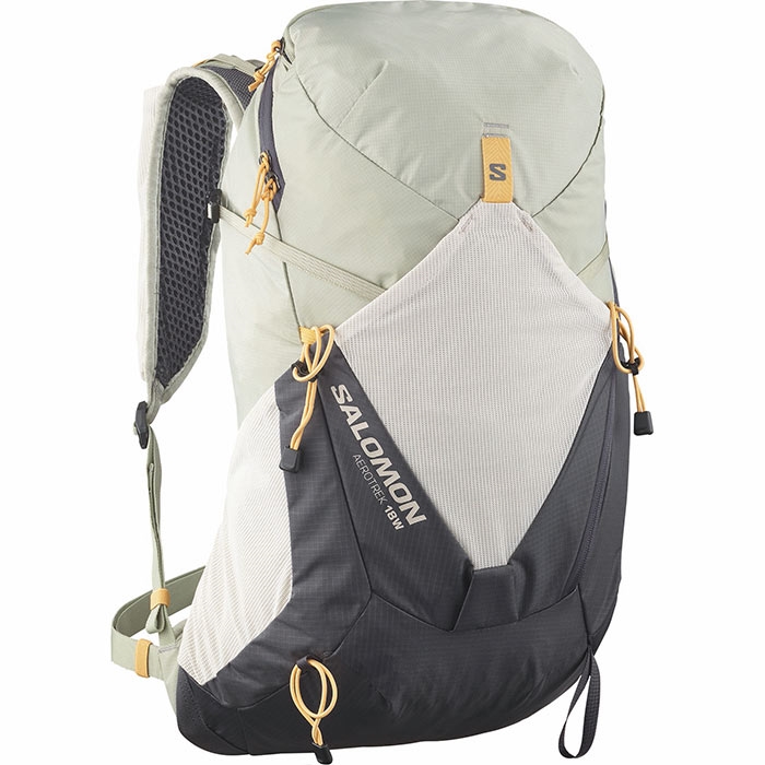 Salomon Aerotrek Kvinder Damer Seagrass Silver Cloud M L Vandrerygsække