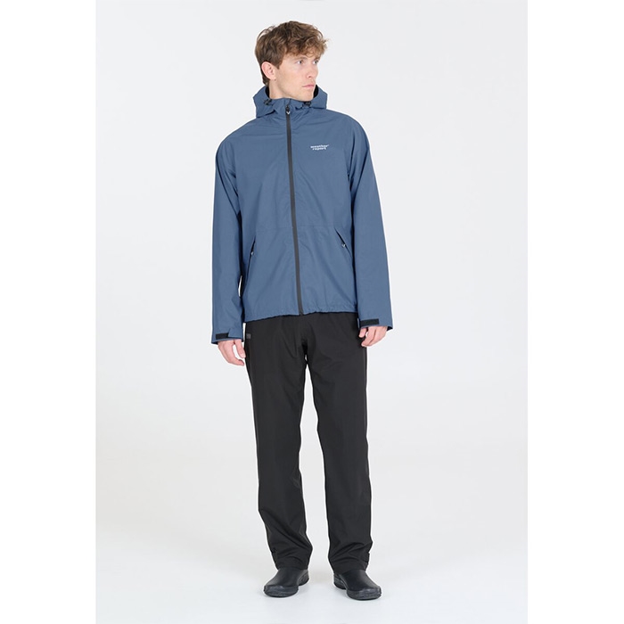 Weather Report Gust Herre Regnsæt  Mm Dark Denim Xl   Regntøj  Poncho