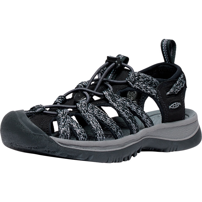Keen Whisper Sandal W  Black Steel Grey