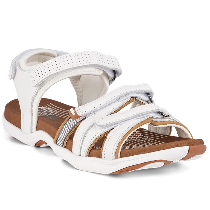 Green Comfort Corsica Sandal Slim  White