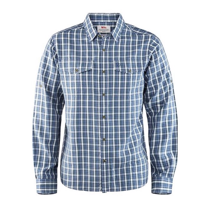 Fj? Llr? Ven Abisko Cool Ls Skjorte Uncle Blue Xl
