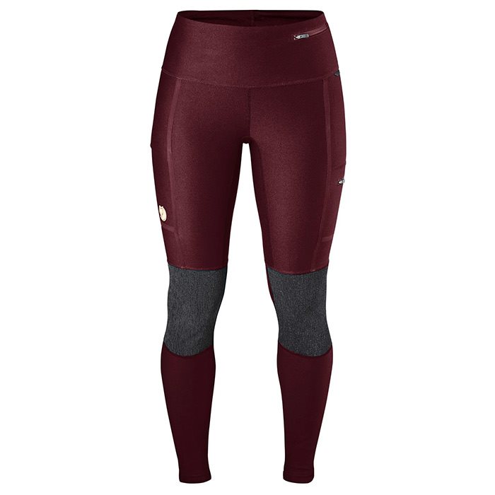Fj? Llr? Ven Abisko Trekking Tights Women Dark Garnet Xl