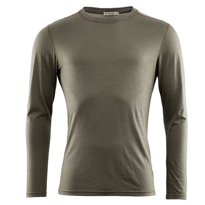 Aclima Lightwool Undershirt Long Men Ranger Green