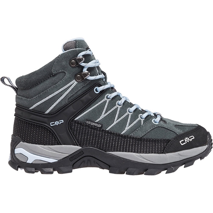 Cmp Rigel Mid Wp Outdoor Women  Graphite Azurro