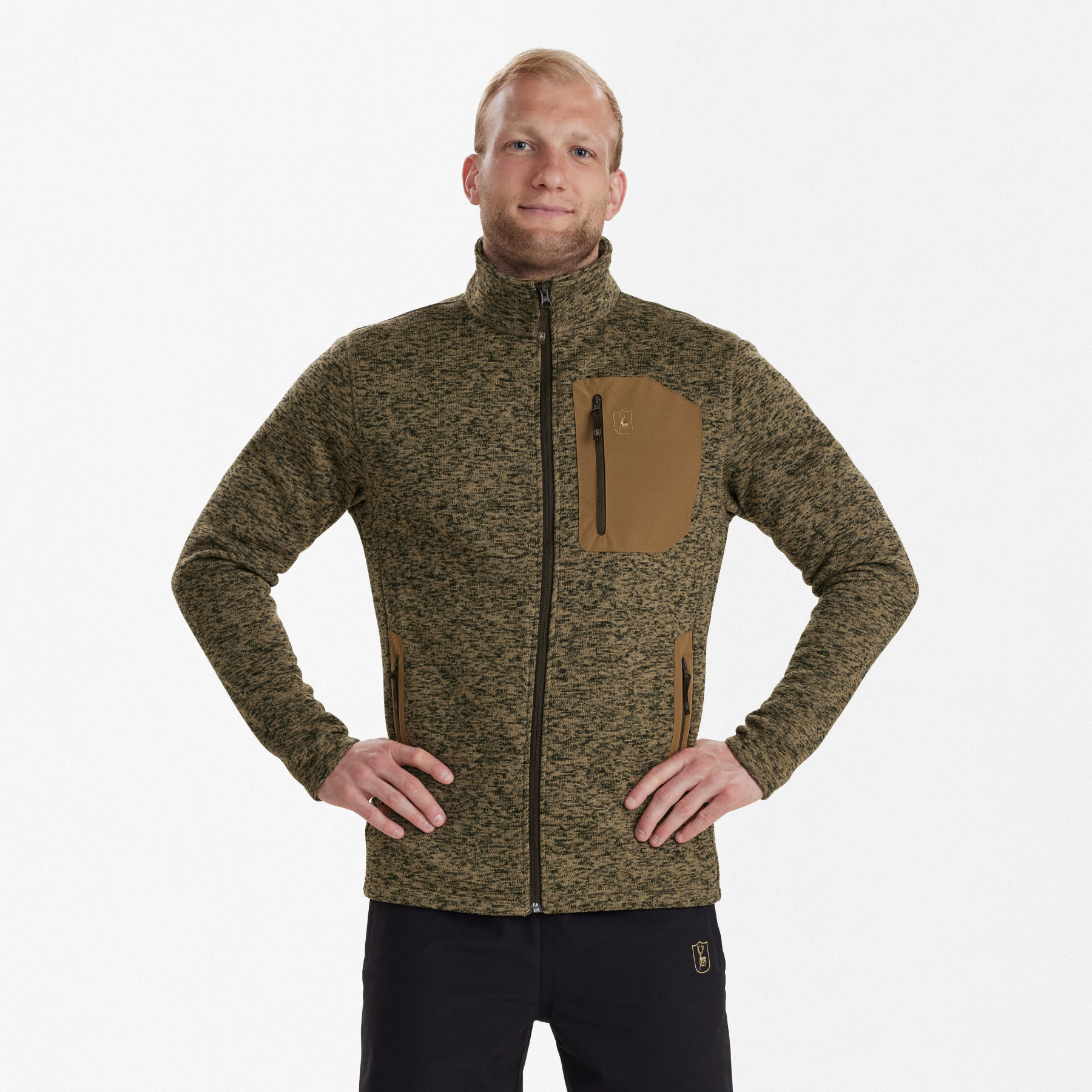 Deerhunter Sarek Strikjakke   Butternut Melange   S