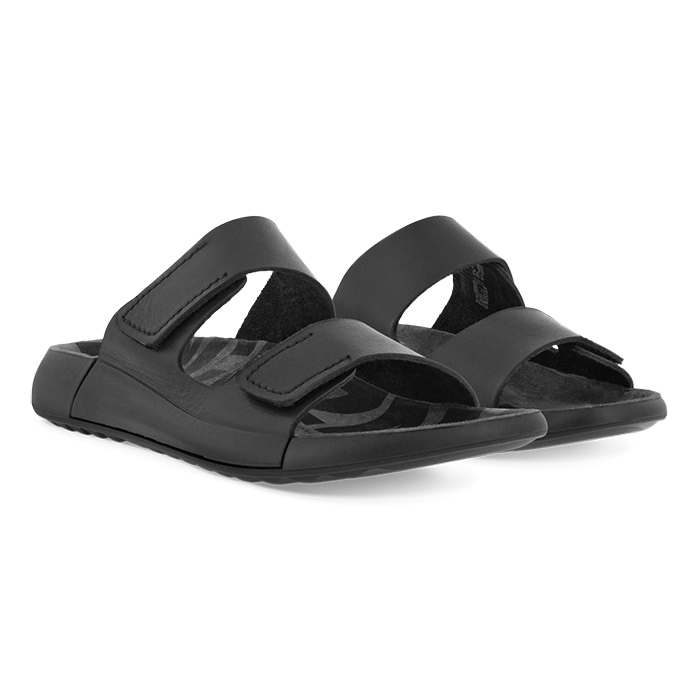 Ecco Cozmo Women Slides  Black