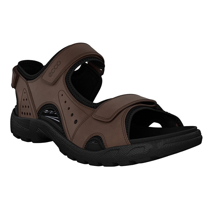 Ecco Onroads Sandal Men  Cocoa Brown   Black
