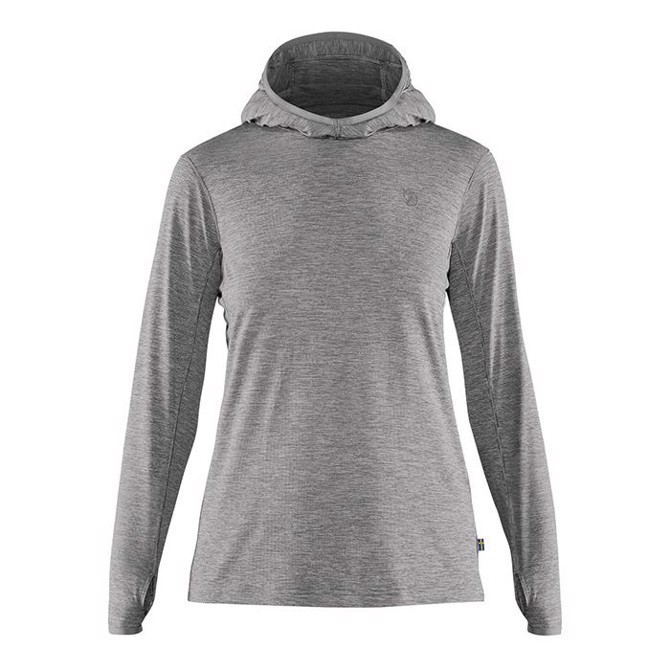 Fj? Llr? Ven Abisko Sun Hoodie Women  Shark Grey