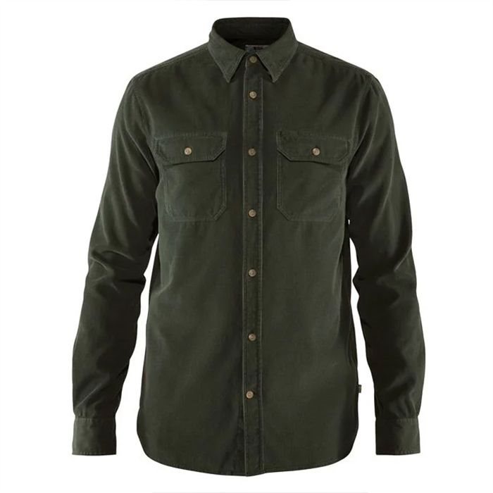 Fj? Llr? Ven ? Vik Cord Skjorte Deep Forest Xl
