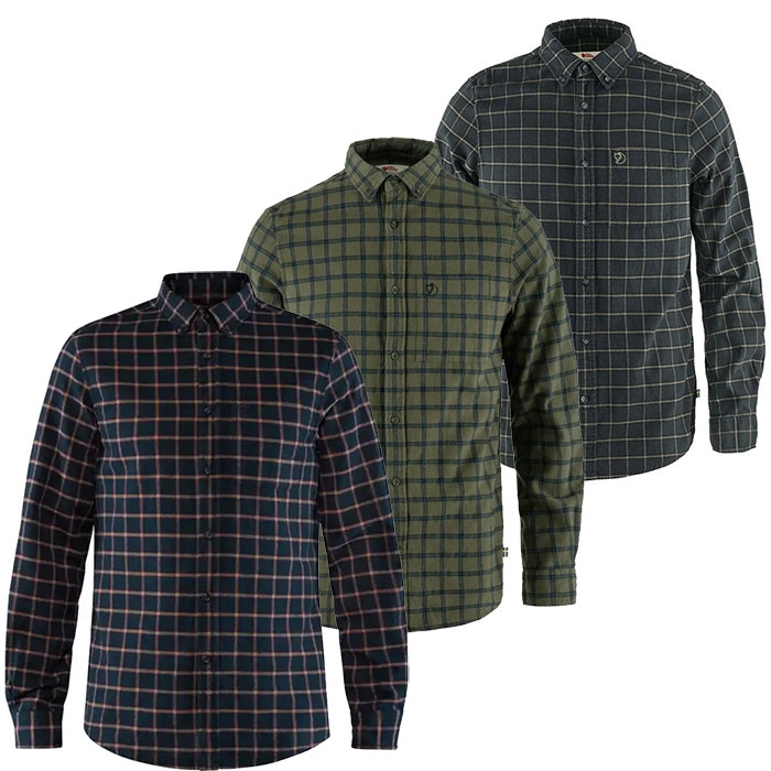 Fj? Llr? Ven ? Vik Flannel Shirt Men