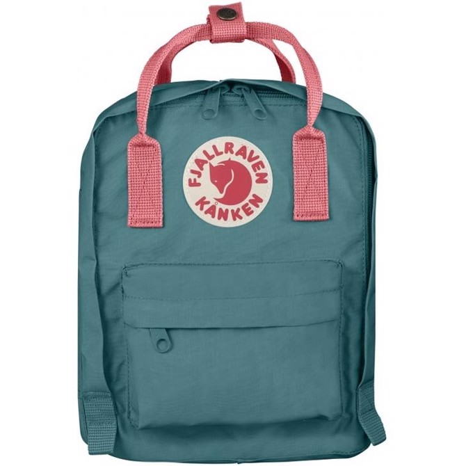 Fj? Llr? Ven Kånken Kids Taske M Brystrem Frost Green Peach Pink