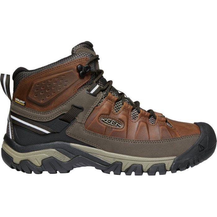 Keen Targhee Iii Mid Wp Men  Chestnut Mulch