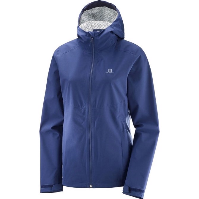 Salomon La Cote Flex L Jakke Women Blue M